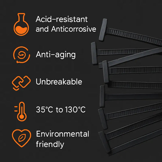 Pack of Multifunctional Cable Tie Buckles - Tazzi