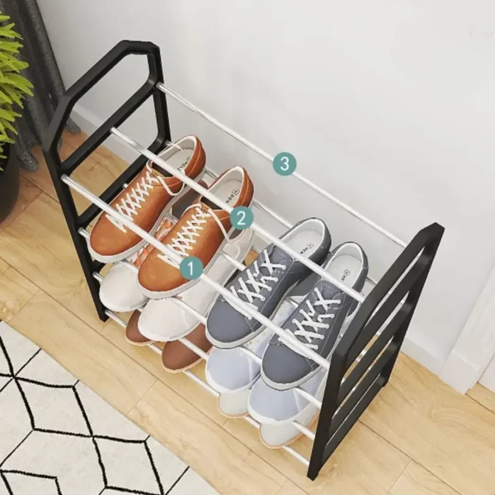 4-Tier Shoe Rack Organizer - Tazzi