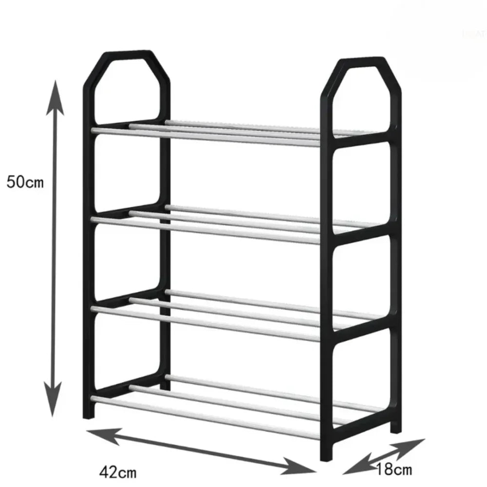 4-Tier Shoe Rack Organizer - Tazzi