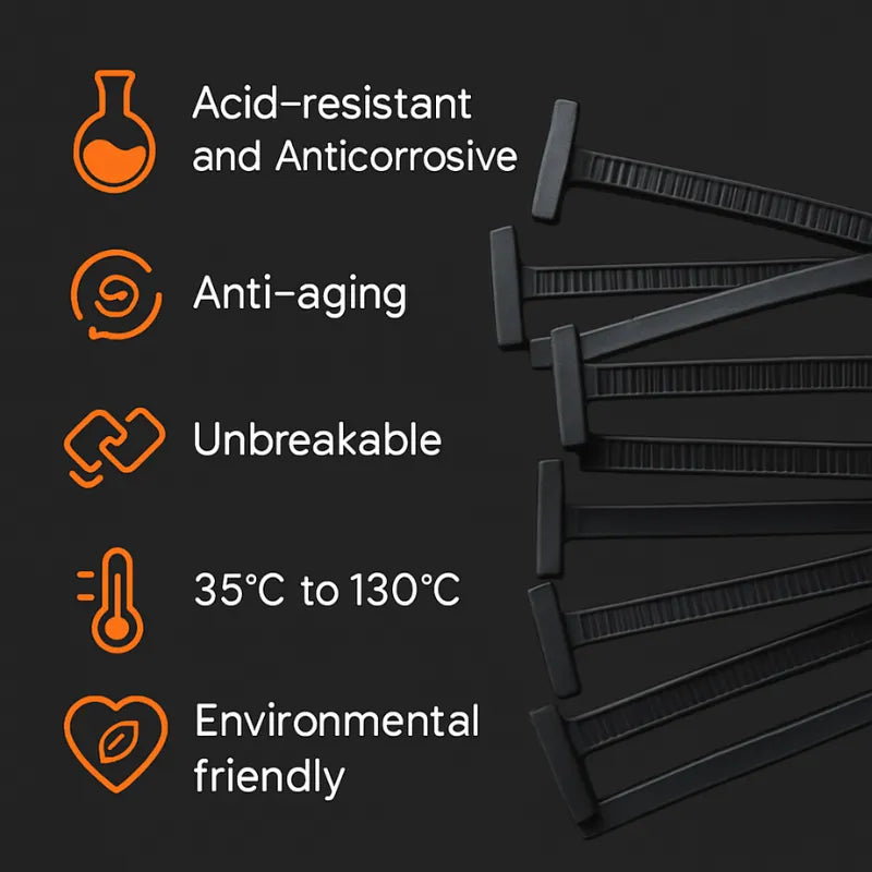 Pack of Multifunctional Cable Tie Buckles - Tazzi