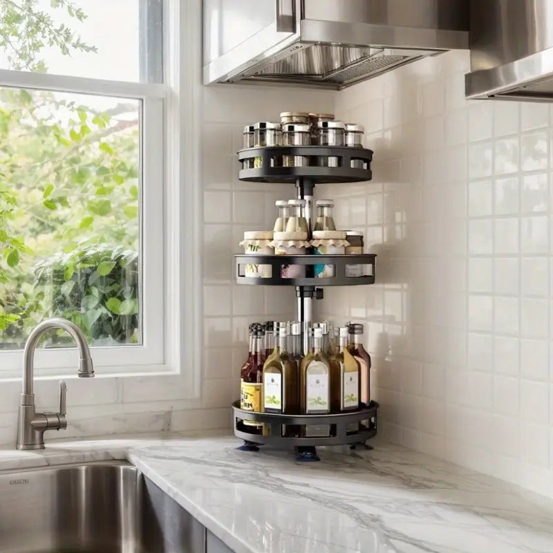 Rotating Tray Organizer - Tazzi